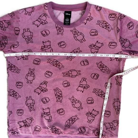 Disney Winnie The Pooh Women's Small Pajama Set Pink Velour. Very good condition - Picture 4 of 7